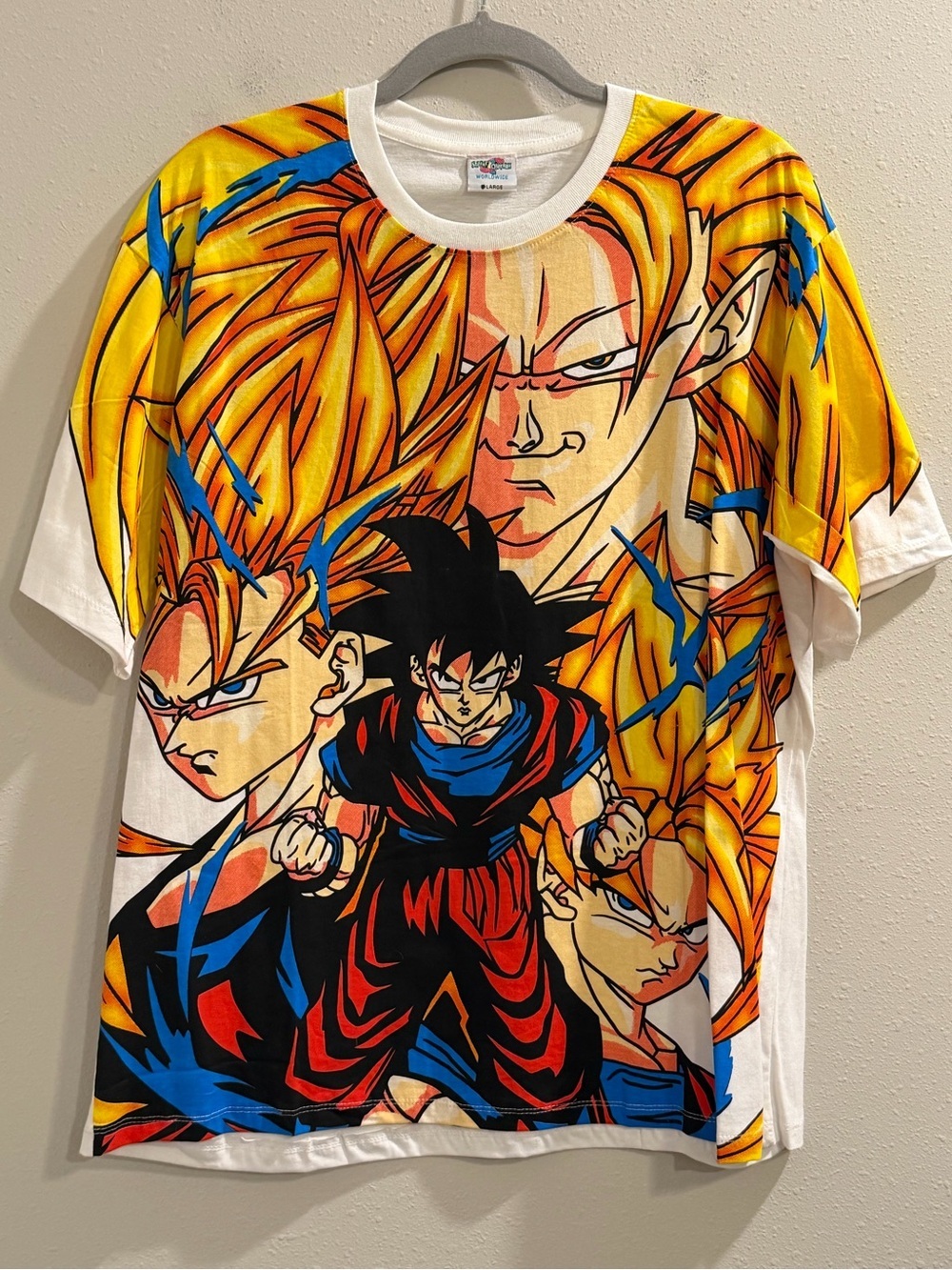 Street Couture Size XL Dragon Ball Z Saiyan Goku Gohan All Over Print T-Shirt
